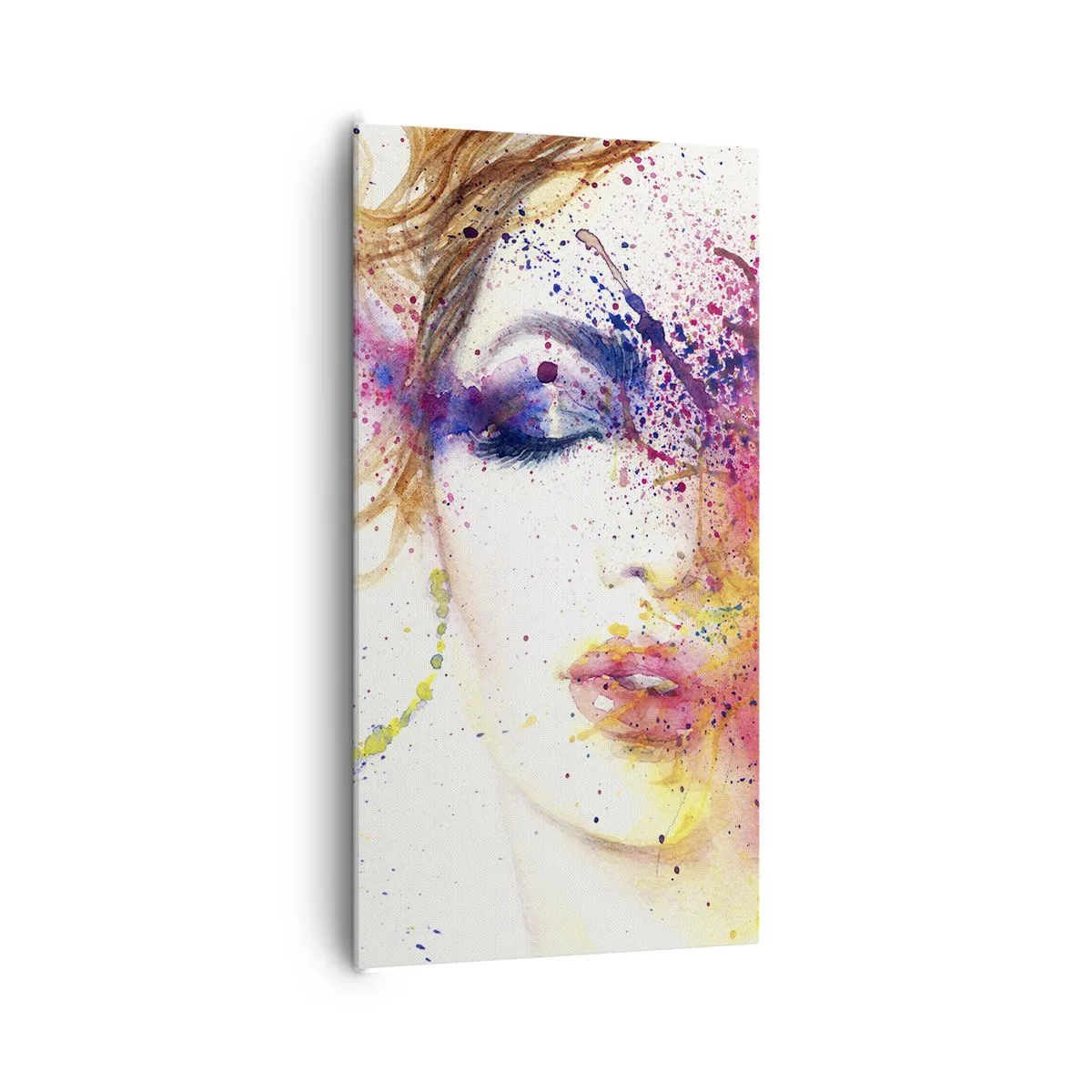 Impression sur toile - Image sur toile - Vertiges arc-en-ciel - 65x120 cm