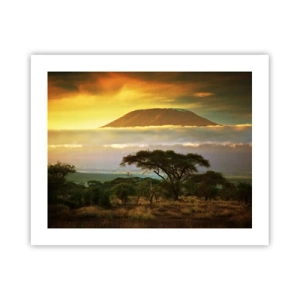 Affiche - Poster - Un rêve de voyageur - 50x40 cm