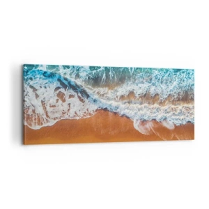 Impression sur toile - Image sur toile - Toujours ensemble - 100x40 cm