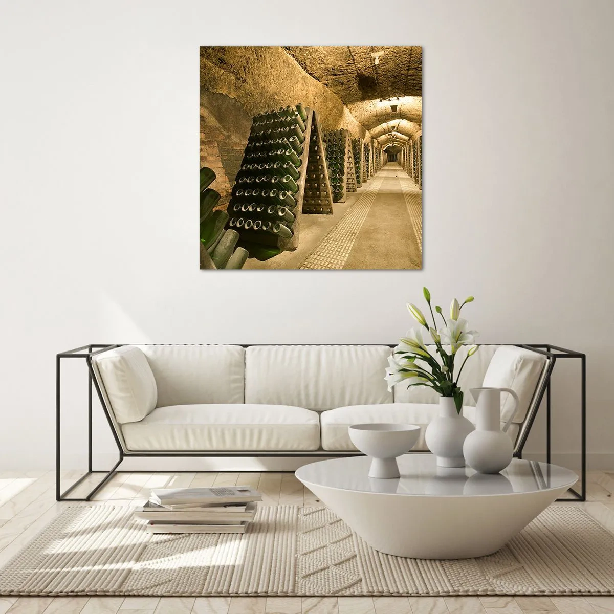 Impression sur verre - Image sur verre - L'éveil du goût - 70x70 cm