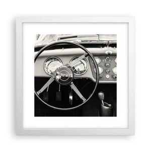 Affiche dans un cadre blanc - Poster - Rêve de collectionneur - 30x30 cm