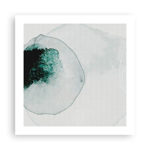 Affiche - Poster - Dans une goutte d'eau - 50x50 cm