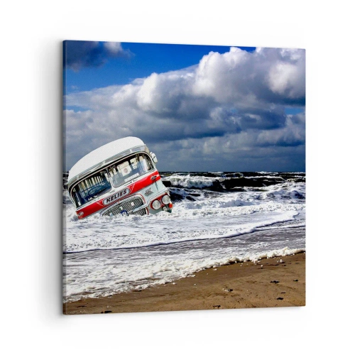 Impression sur toile - Image sur toile - Et qu'est-ce qui vous étonne ? - 50x50 cm