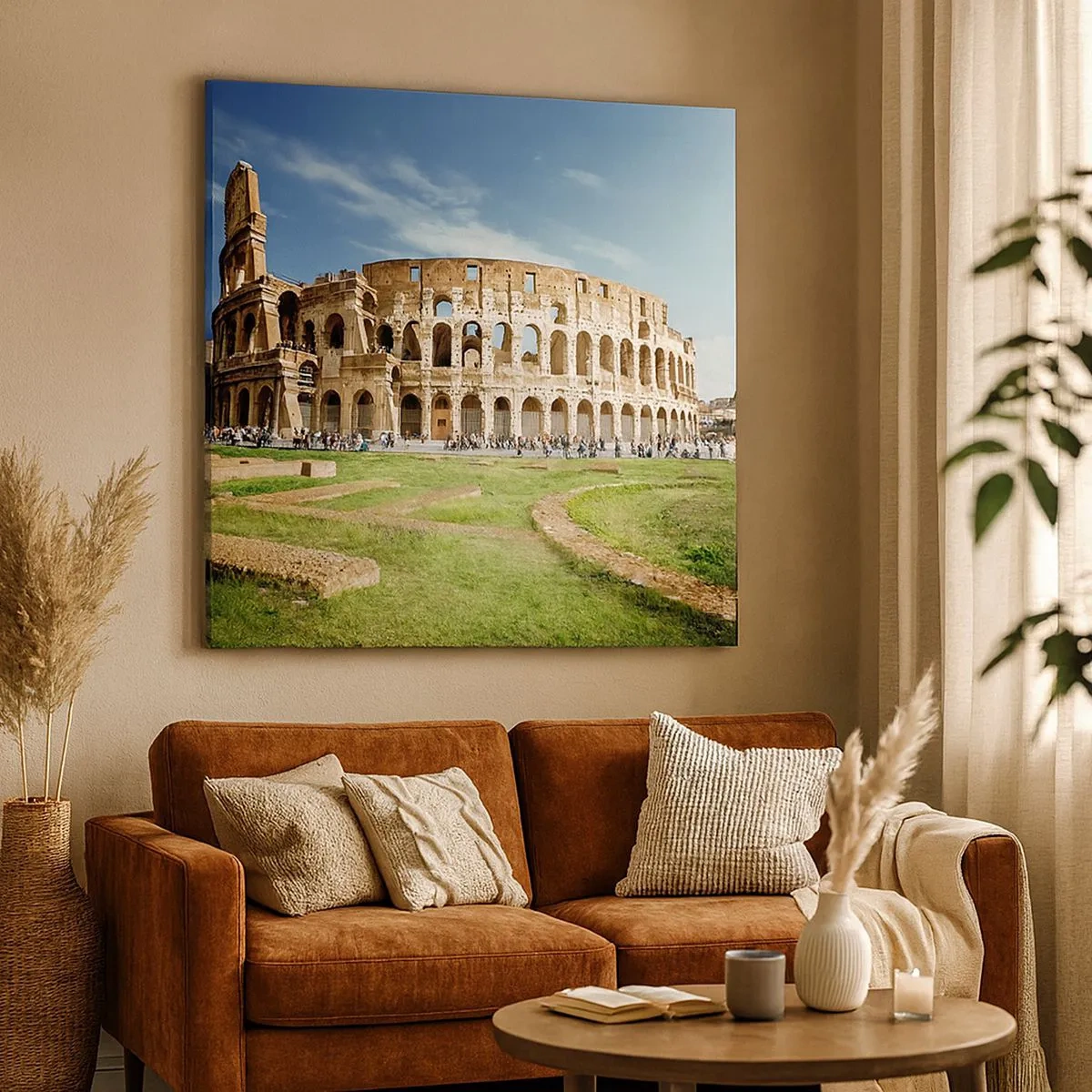 Impression sur toile - Image sur toile - On entend encore la détonation de l'arme - 30x30 cm