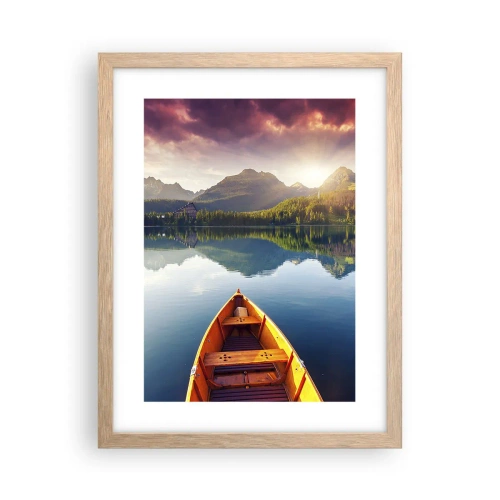 Affiche dans un chêne clair - Poster - Rien contre nature - 30x40 cm