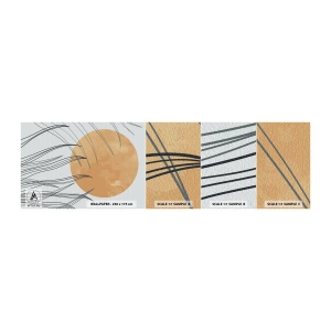 Échantillon de Papier Peint Autocollant Deluxe Sticker - Toujours vers le soleil - Soleil, Minimalisme, Morceau - 100x30 cm