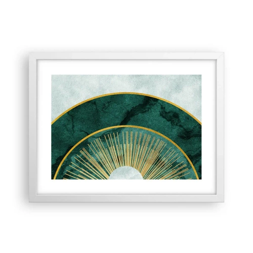 Affiche dans un cadre blanc - Poster - Un autre système solaire - 40x30 cm