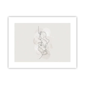 Affiche - Poster - Emmêlé dans une étreinte - 40x30 cm