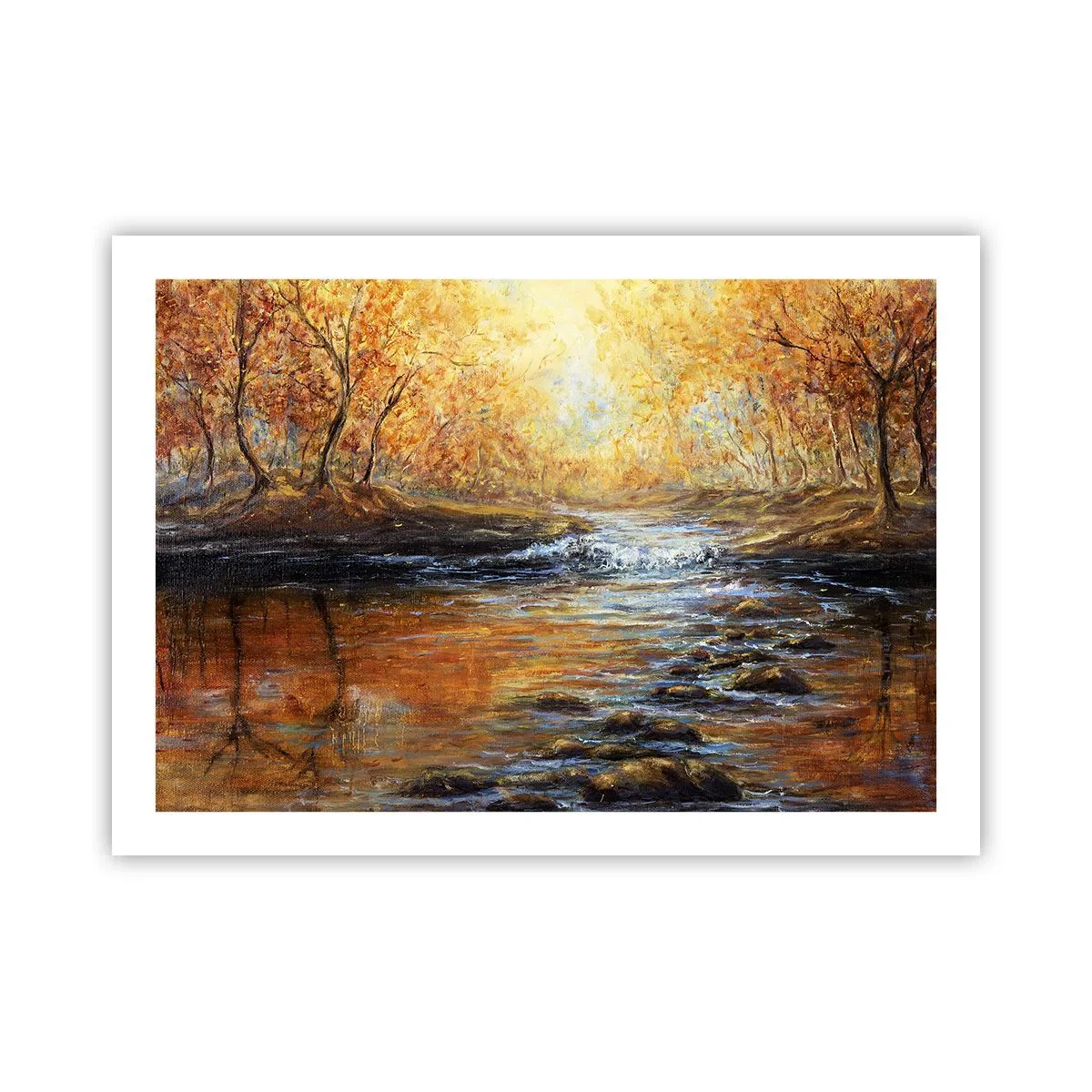 Affiche - Poster - Le ruisseau d'or - 70x50 cm