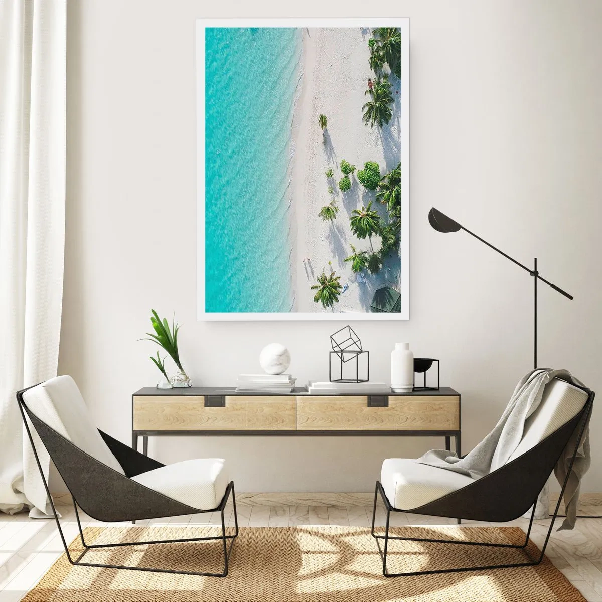 Affiche - Poster - Vacances au paradis - 30x40 cm