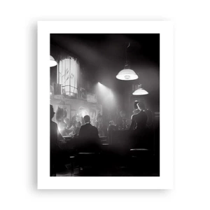 Affiche - Poster - Dans une ambiance jazz - 40x50 cm