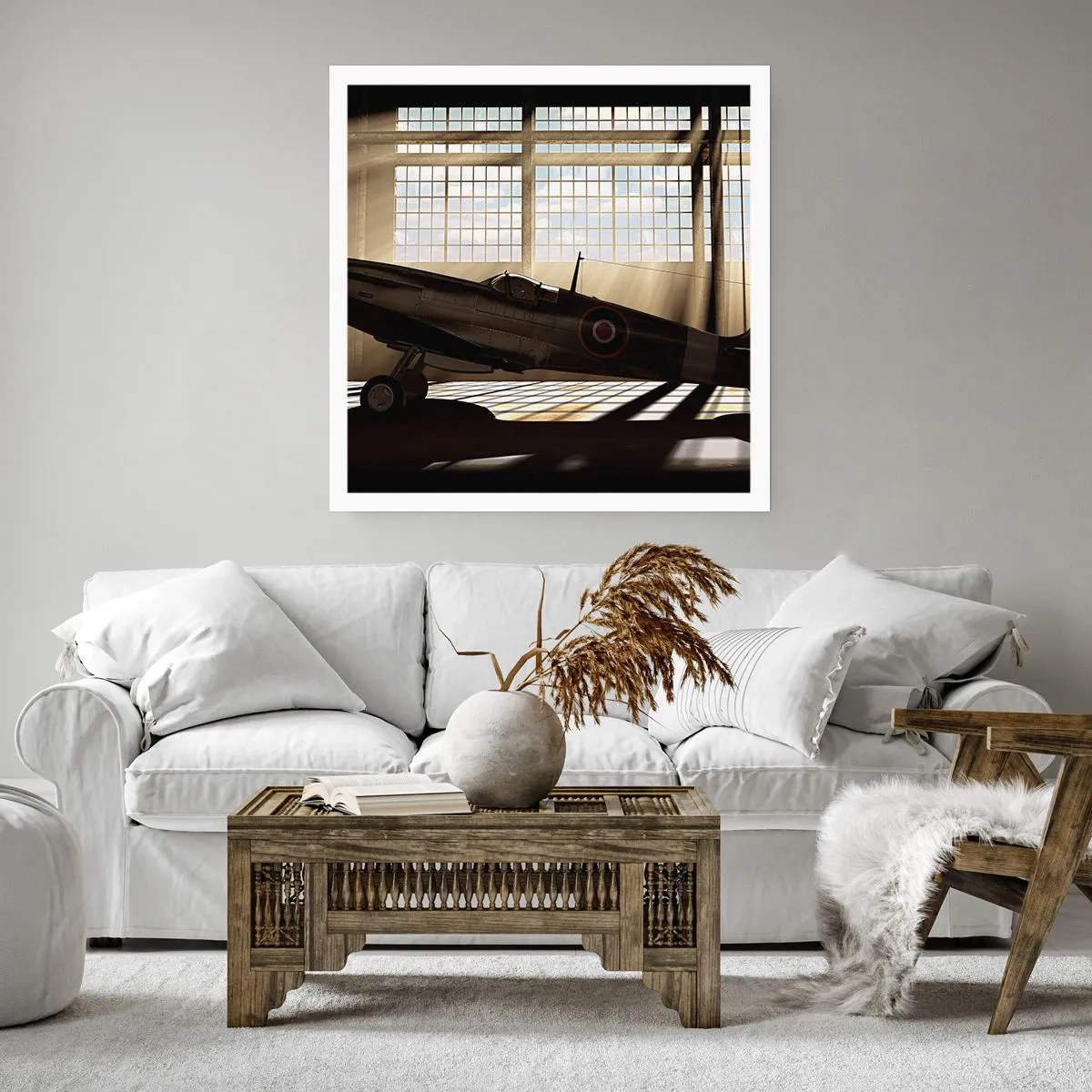 Affiche - Poster - Le repos du guerrier - 50x50 cm