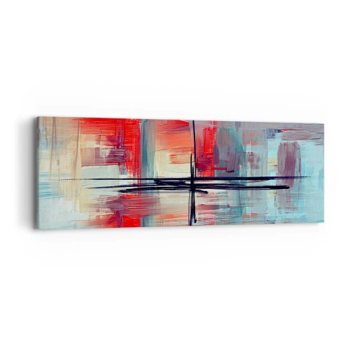 Impression sur toile - Image sur toile - Un paysage dans une dimension inconnue - 90x30 cm