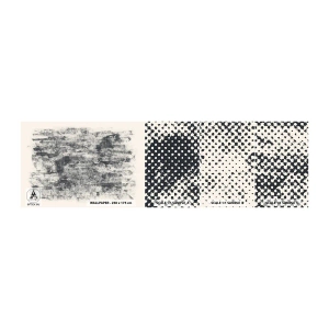 Échantillon de Papier Peint Autocollant Deluxe Sticker - Composition brumeuse - Abstraction, Morceau, Modèle moderne - 100x30 cm