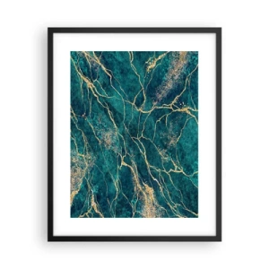 Affiche dans un cadre noir - Poster - Mine d'or - 40x50 cm