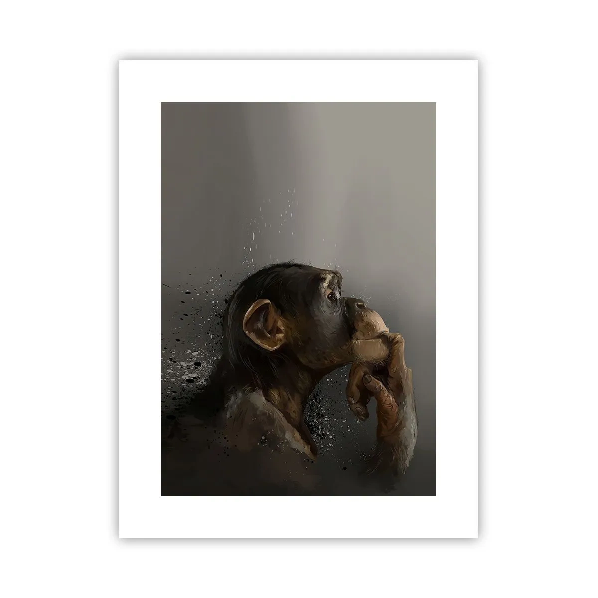 Affiche - Poster - Certainement un penseur - 30x40 cm