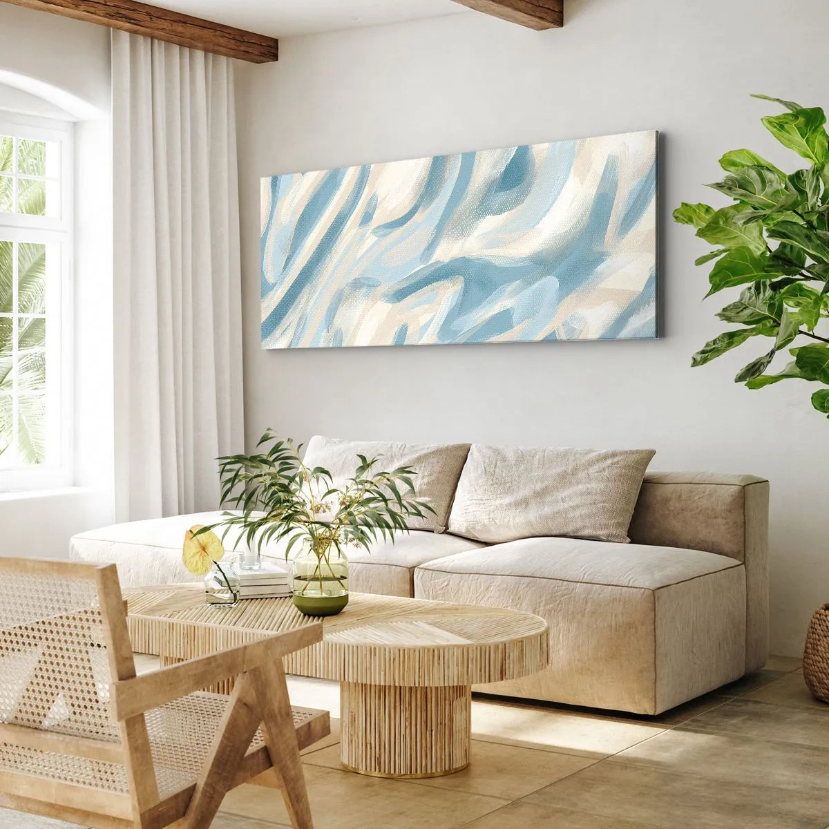 Impression sur toile - Image sur toile - Brise printanière - 100x40 cm