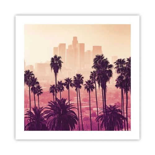 Affiche - Poster - Paysage californien - 50x50 cm