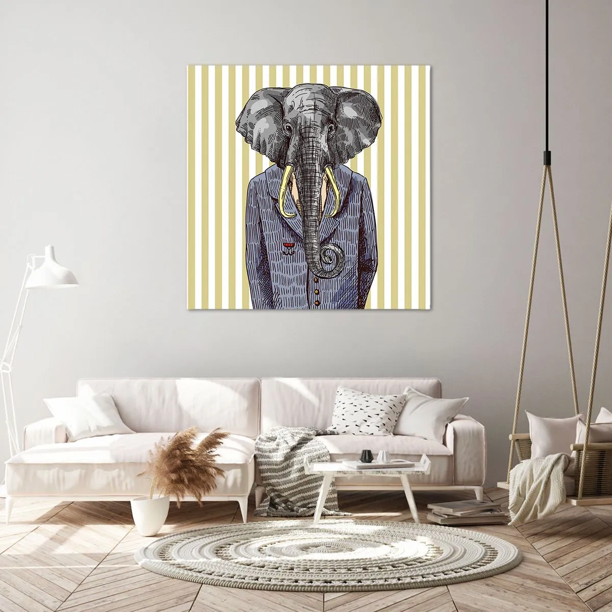 Impression sur toile - Image sur toile - Élégant par nature - 40x40 cm