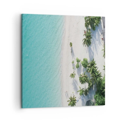 Impression sur toile - Image sur toile - Vacances au paradis - 50x50 cm