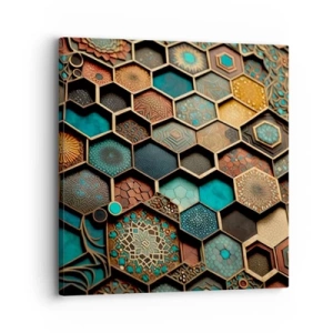 Impression sur toile - Image sur toile - Ornements arabes – variation - 30x30 cm