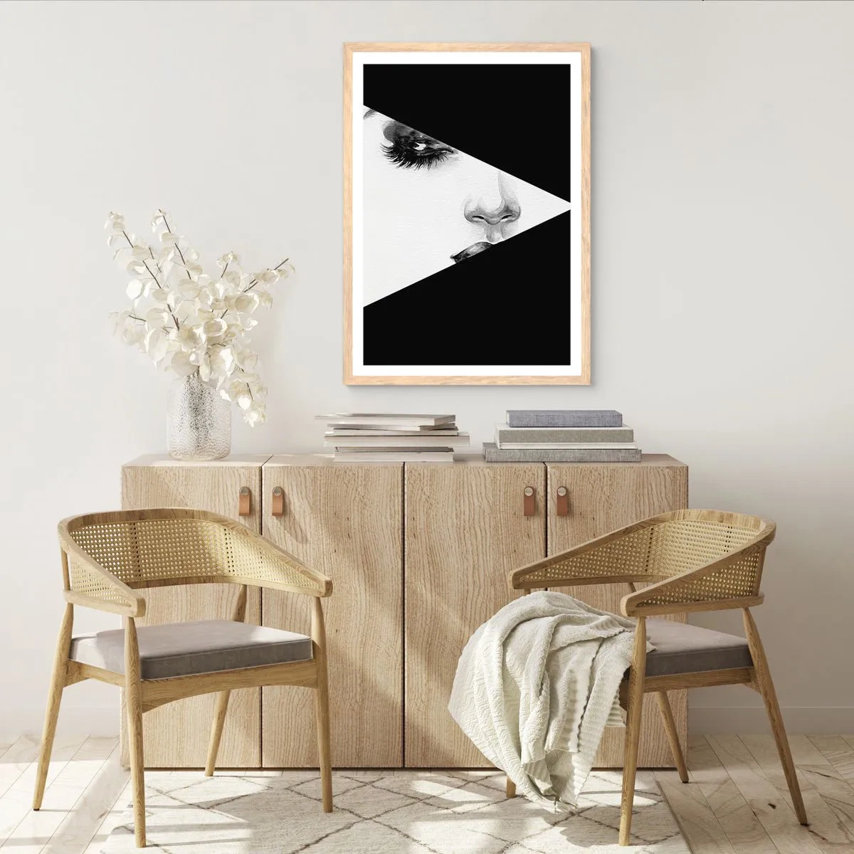 Affiche dans un chêne clair - Poster - Toujours inconnu - 61x91 cm