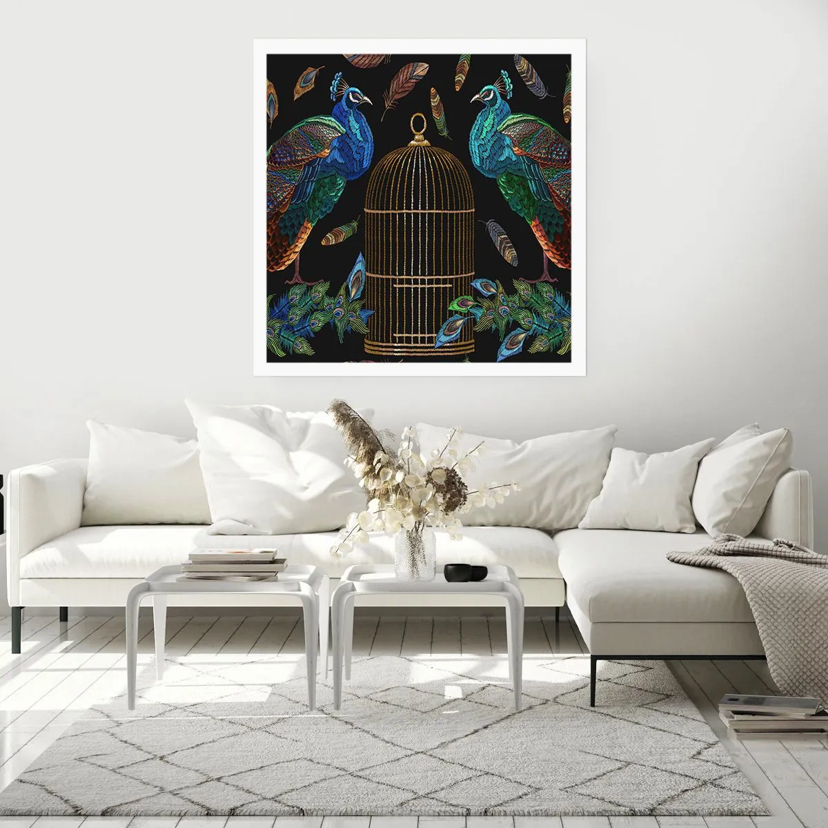 Affiche - Poster - En robes royales - 40x40 cm