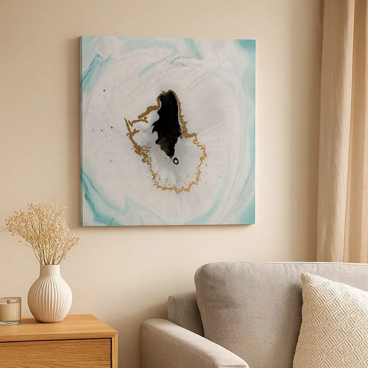 Impression sur toile - Image sur toile - Pénétrer à l'intérieur - 30x30 cm