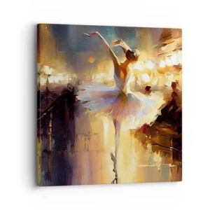 Impression sur toile - Image sur toile - Miracle dans la rue - 30x30 cm