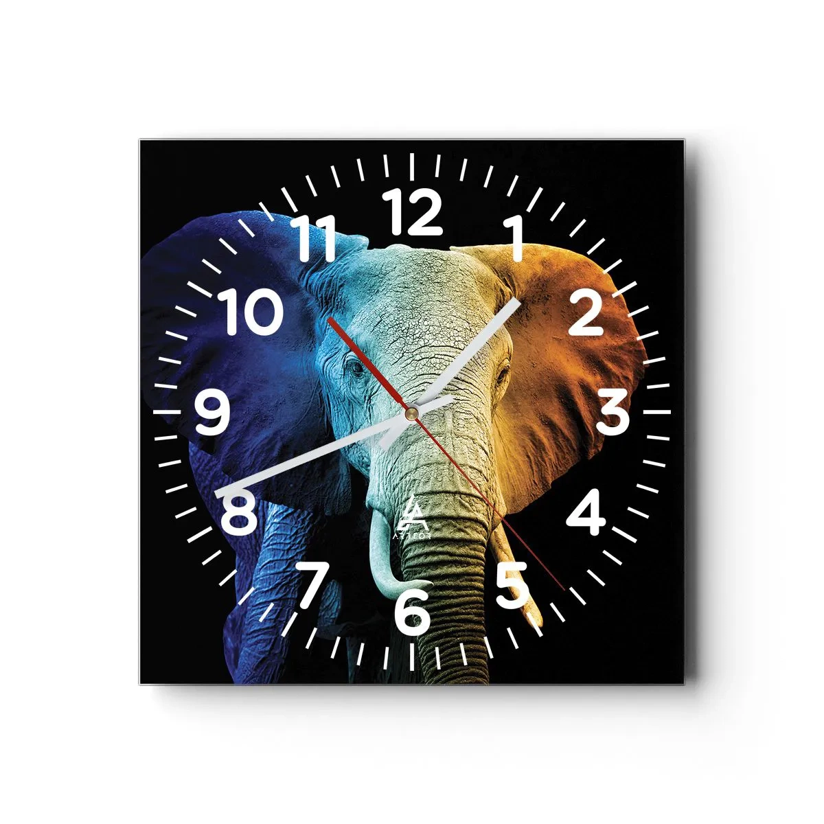 Horloge murale - Pendule murale - Excentrique, pas bizarre - 40x40 cm