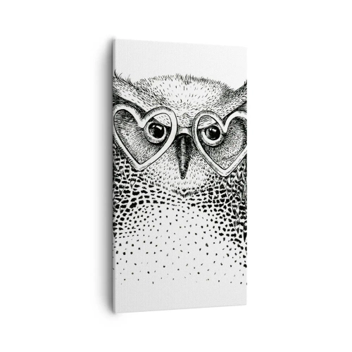 Impression sur toile - Image sur toile - Sagement et avec amour - 55x100 cm