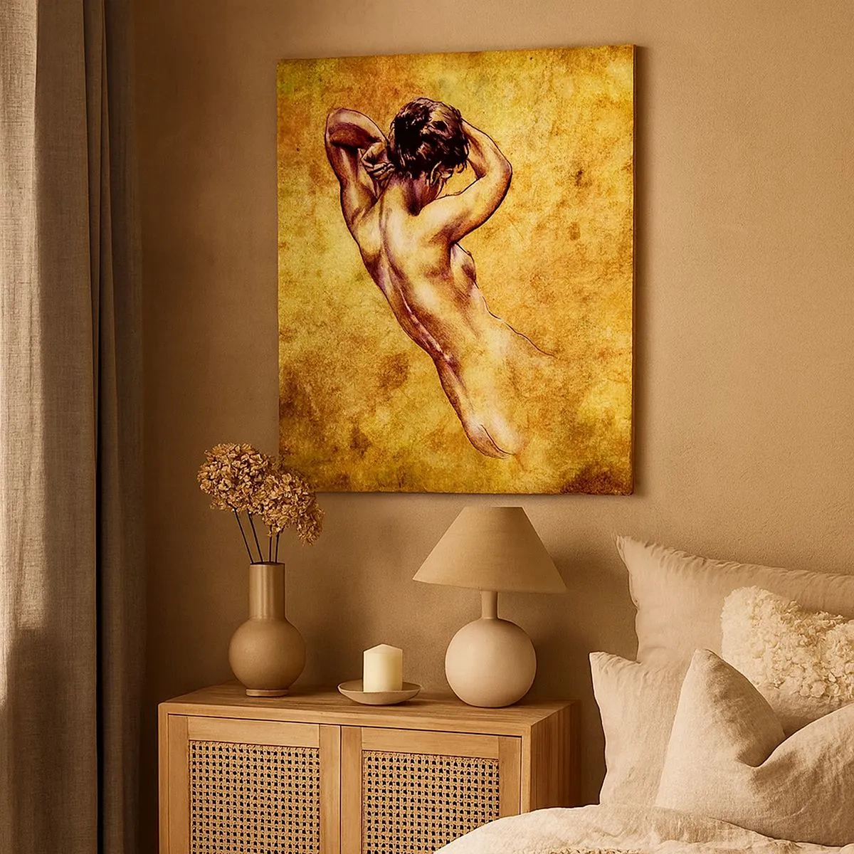 Impression sur toile - Image sur toile - Découverte, mais toujours mystèrieuse - 30x30 cm