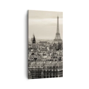 Impression sur toile - Image sur toile - Sur les toits de Paris - 45x80 cm