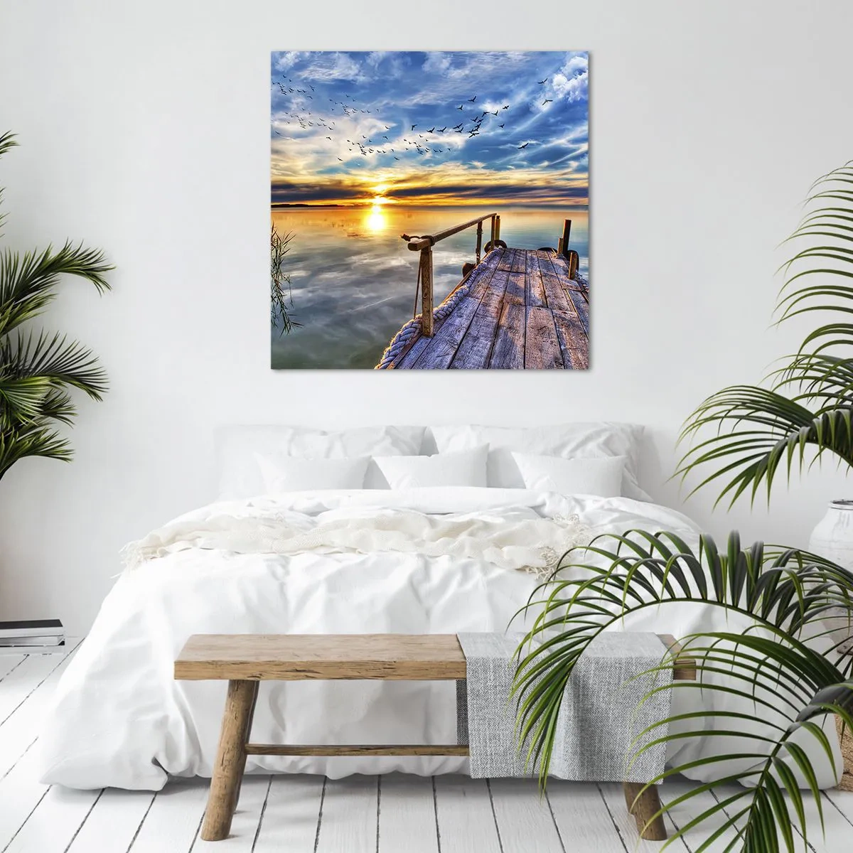 Impression sur toile - Image sur toile - Le vent se repose - 30x30 cm