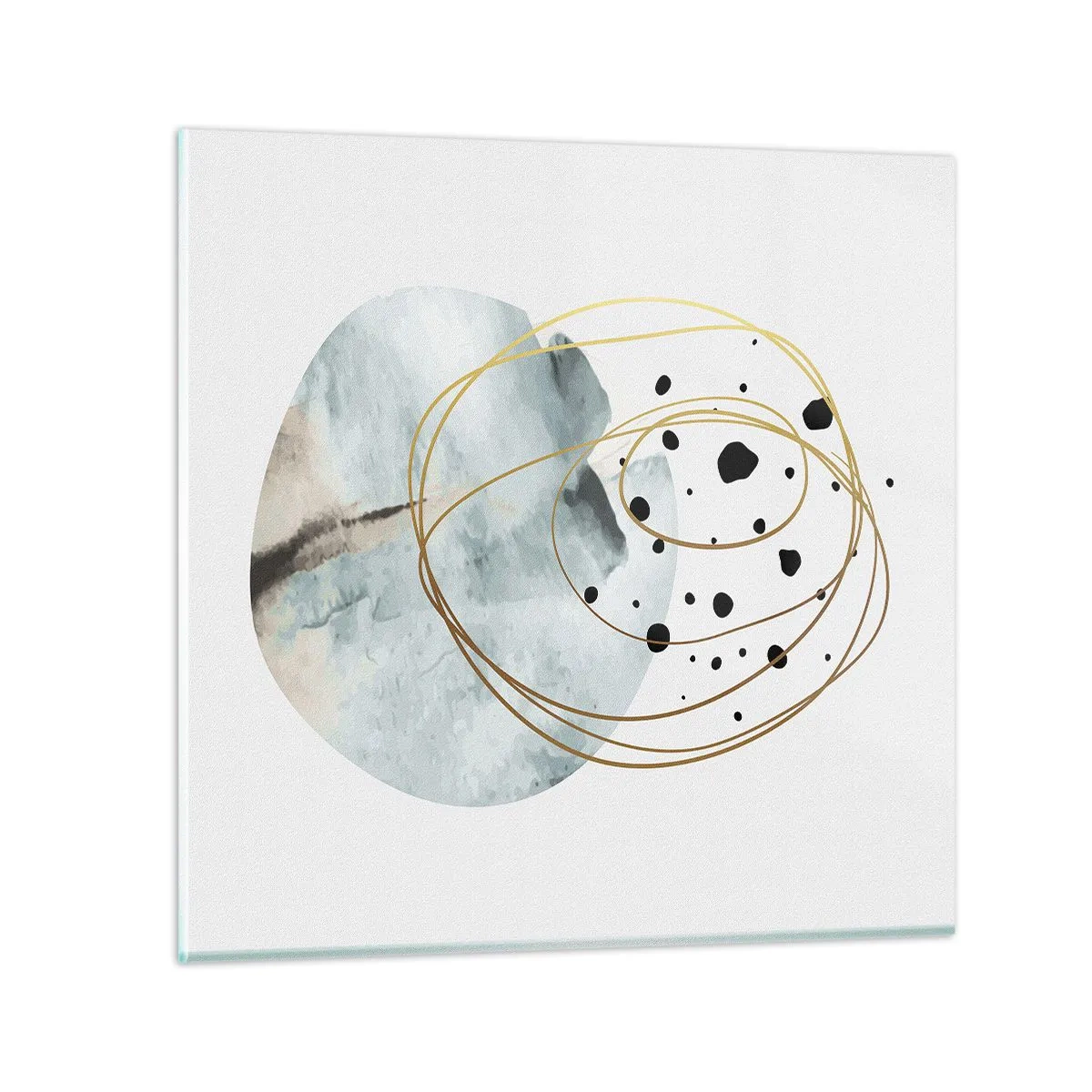 Impression sur verre - Image sur verre - Emmêlement de l'espace - 50x50 cm