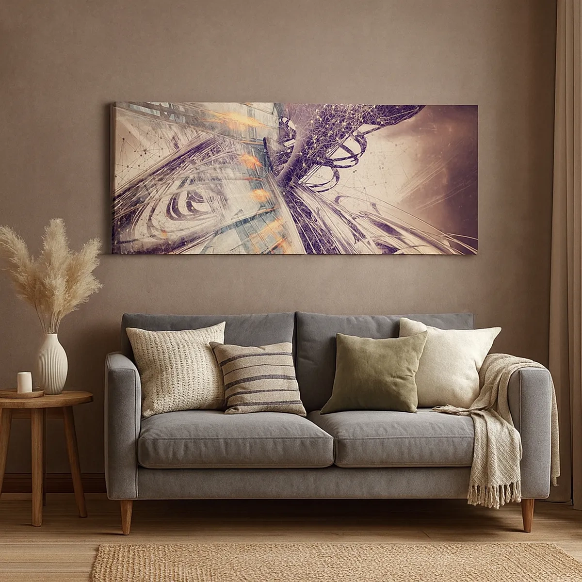 Impression sur toile - Image sur toile - En grande hâte - 30x30 cm