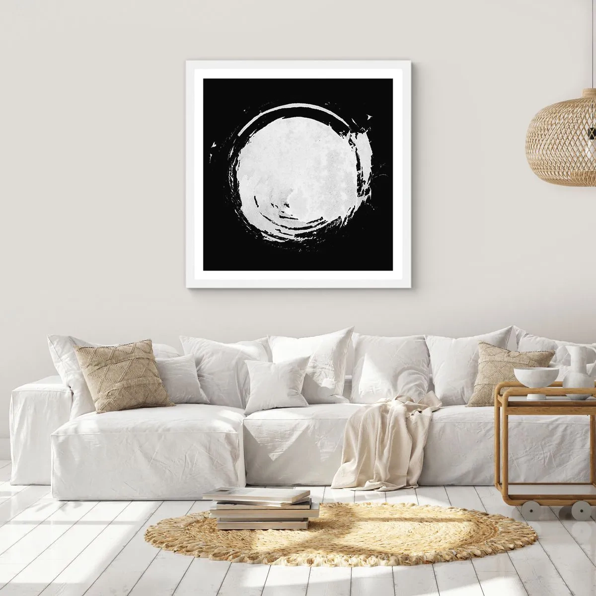 Affiche dans un cadre blanc - Poster - Belle sortie - 40x40 cm