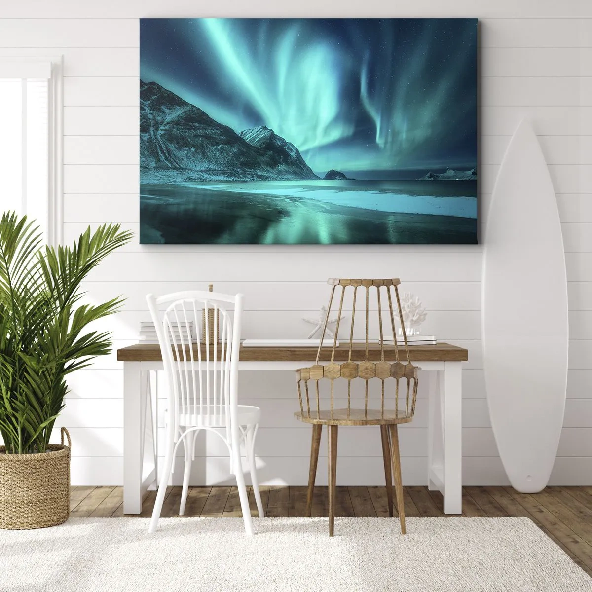 Impression sur toile - Image sur toile - Merveilles du Nord - 70x50 cm