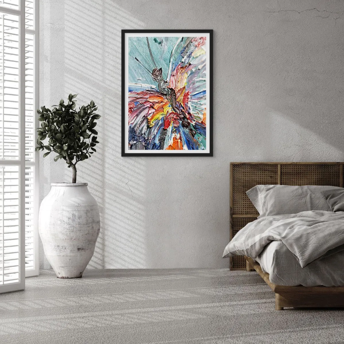 Affiche dans un cadre noir - Poster - Peint par nature - 40x50 cm