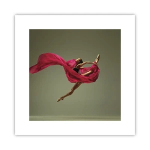 Affiche - Poster - Flamme dansante - 30x30 cm