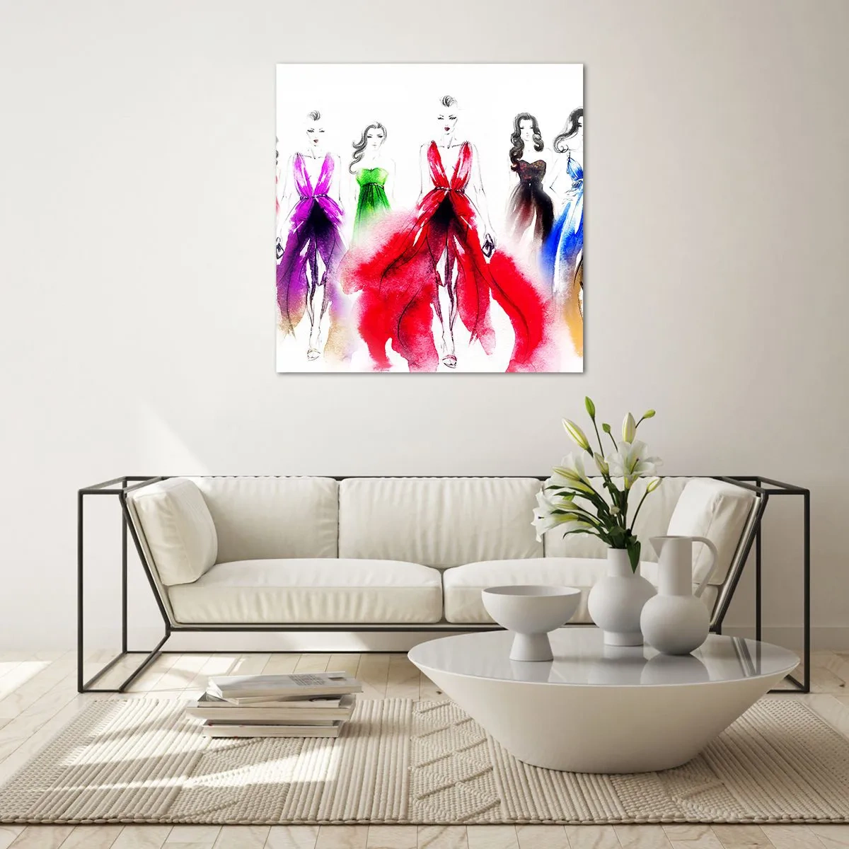 Impression sur verre - Image sur verre - Ambiances pour les déguisements - 60x60 cm