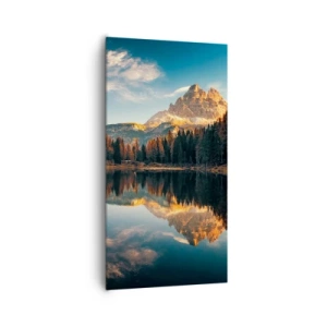 Impression sur toile - Image sur toile - Double paysage - 65x120 cm