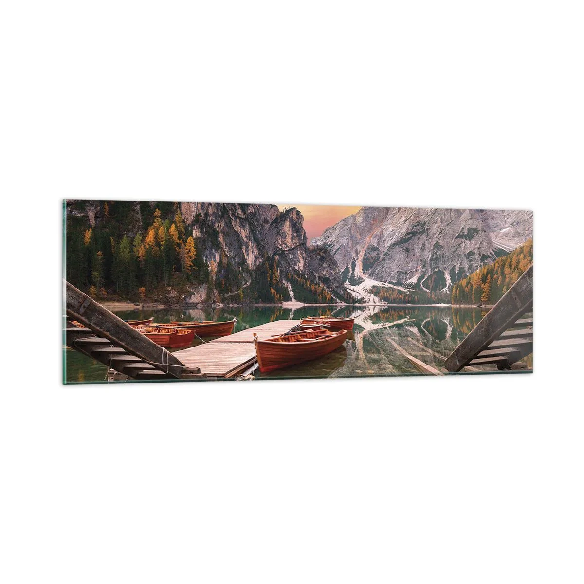 Impression sur verre - Image sur verre - Promesse du jour - 90x30 cm