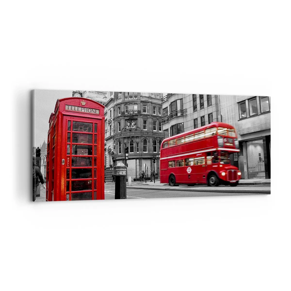 Impression sur toile - Image sur toile - Le plus rouge d'Europe - 100x40 cm