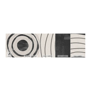 Échantillon de Papier Peint Autocollant Deluxe Sticker - Droit au but - roues, Minimalisme, Vieilli - 100x30 cm