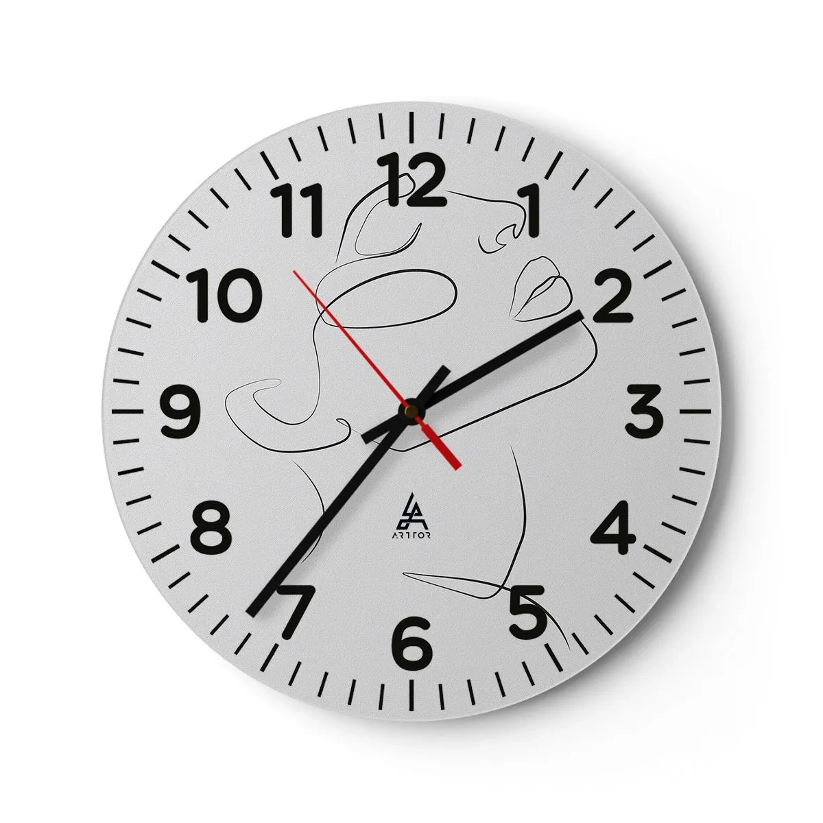 Horloge murale - Pendule murale - Méandre du rêve - 40x40 cm