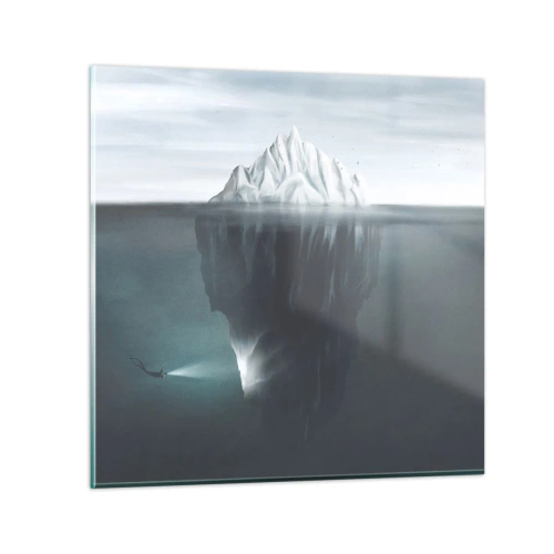 Impression sur verre - Image sur verre - Mystère sous-marin - 60x60 cm