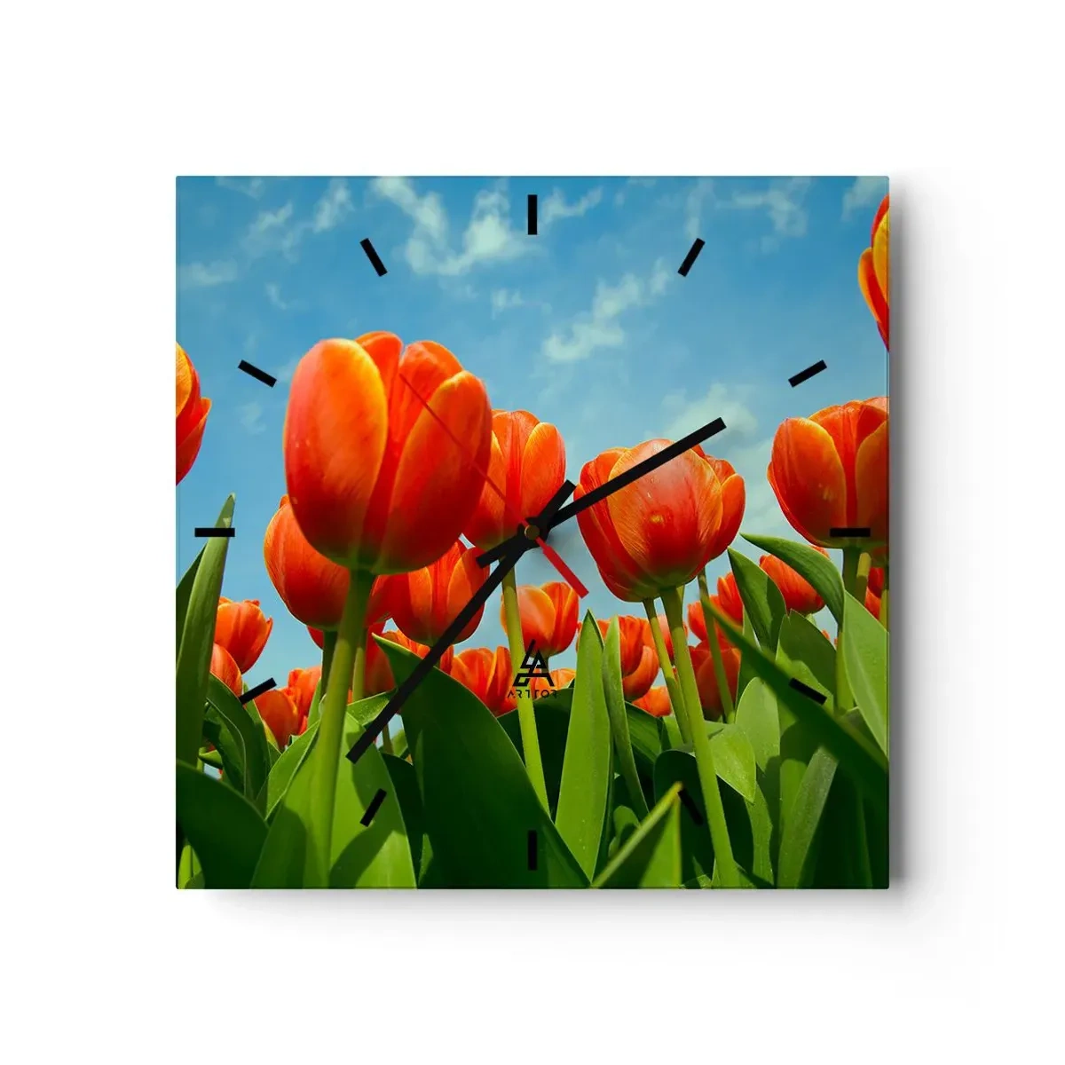 Horloge murale - Pendule murale - A part le ciel bleu, ils n'ont besoin de rien dans leur vie - 40x40 cm