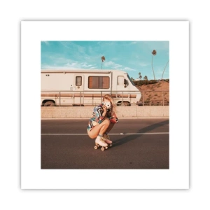 Affiche - Poster - Souriez s'il-vous-plait! - 30x30 cm