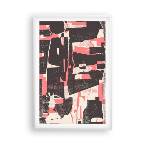 Affiche dans un cadre blanc - Poster - Tout ce tapage - 61x91 cm